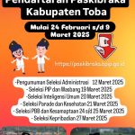 PENDAFTARAN PASKIBRAKA TINGKAT KABUPATEN TOBA TAHUN 2025 RESMI DIBUKA